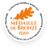Médaille de bronze Concours Général Agricole de Paris
