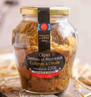 CEPES JAMBES ET MORCEAUX CUISINES A L'HUILE 210G