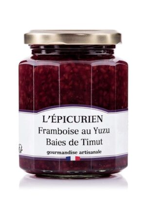 CONFITURE DE FRAMBOISE AU YUZU BAIES DE TIMUT 320G